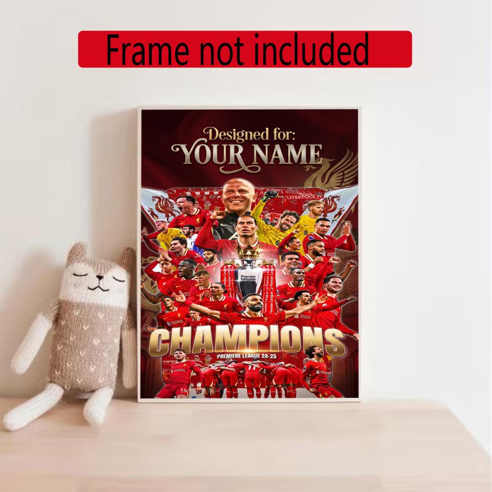 Liverpool Team Personalized Name Round Diamond Painting Kit Diamond Embroidery Painting Rhinestones Mosaic Frameless Handwork Decoration Arts