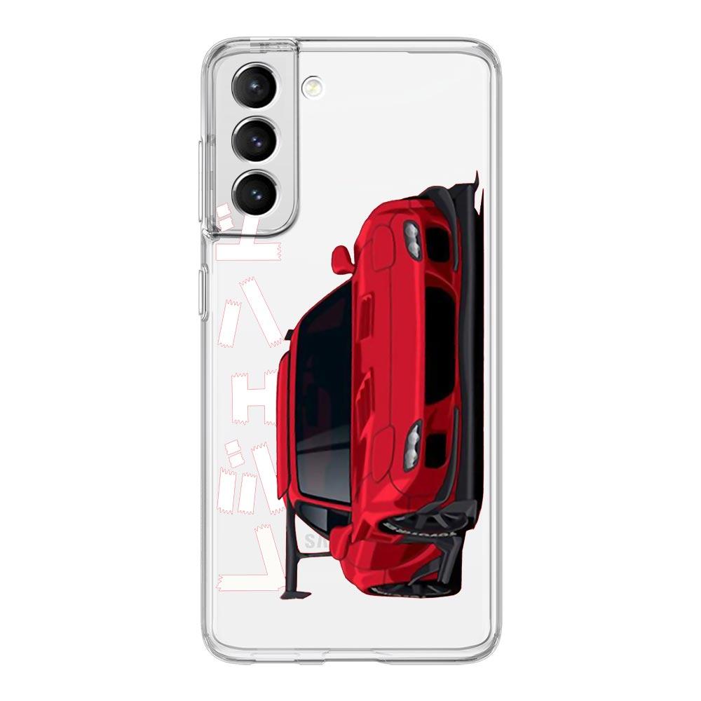 

Чехол для телефона JDM Tokyo Drift Sports Car для Samsung Galaxy S23 S22 Ultra S20 S21 FE 5G S10 S10E S9 S8 Plus 4G, силиконовый прозрачный чехол Samsung S22 5G