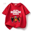 Robloxing Kid T-shirt Boys Game Sports Cotton T-shirt Child Cartoon Short Sleeve Casual Street Harajuku Clothes