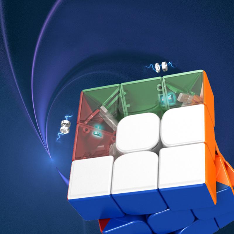 Giocattolo puzzle cubo magico senza adesivo Moyu RS3M 3x3