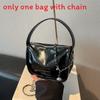 Pu Small Square Bag For Women With Chain Strap And Zip Closure For Daily Use