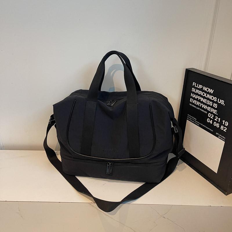 Travel Bag Large Capacity Shoulder Sports Fitness Bag Separation Shoes Bags Storage Storage Bag Dry Wet Separation