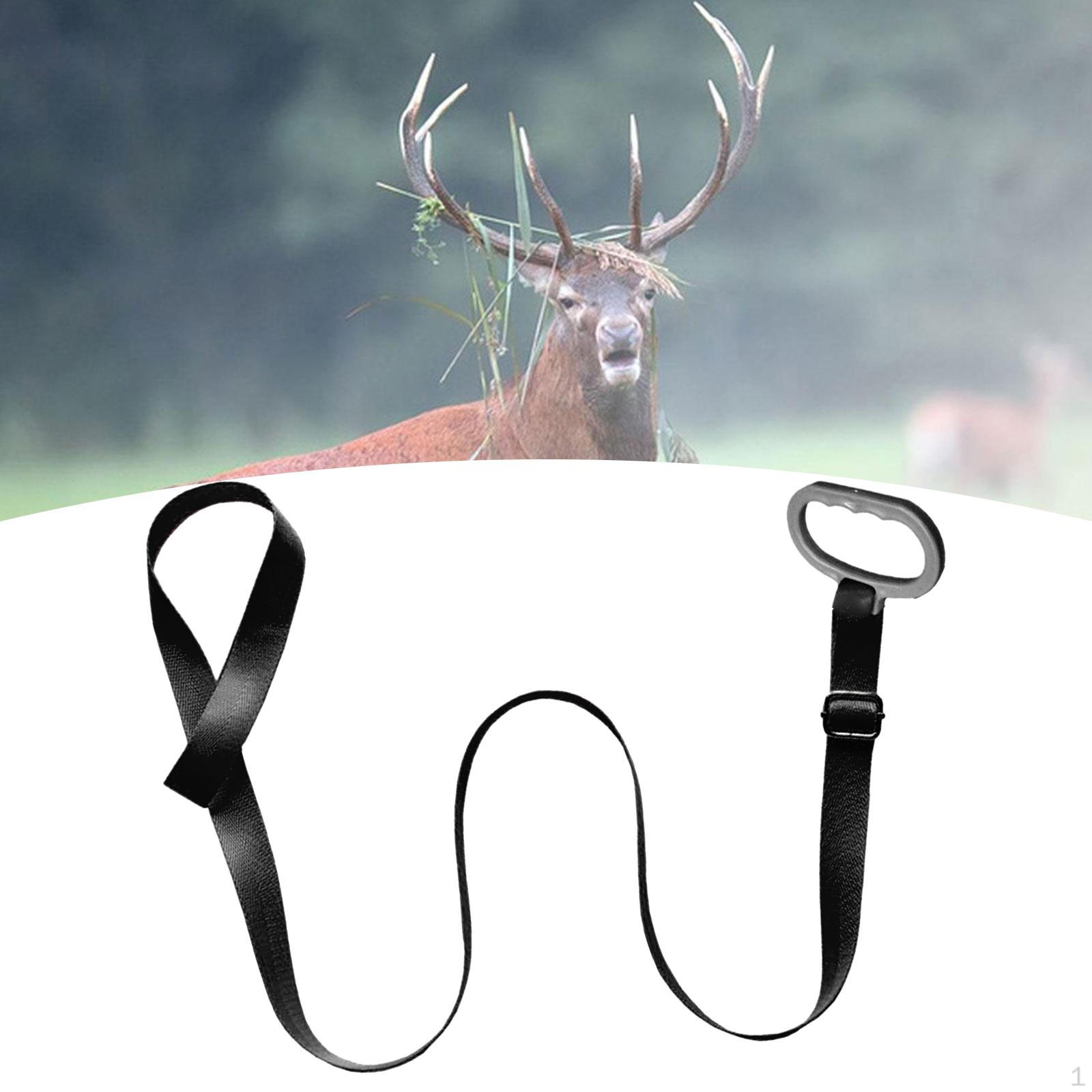 

Deer Drag Harness Wear Resistant Multifunctional Binding Lifting Objects чорний