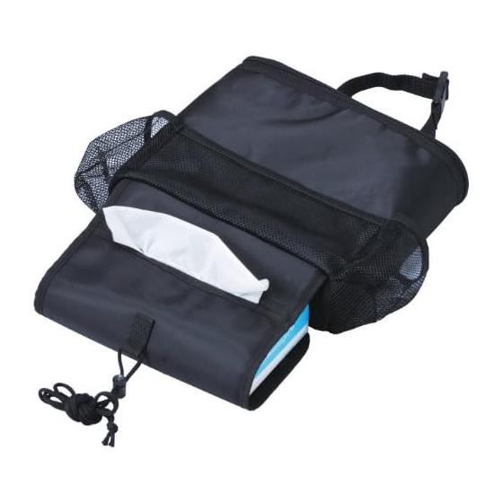 SEIWA In-Car Supplies Cold Insulation Seat Back Pocket Black W700