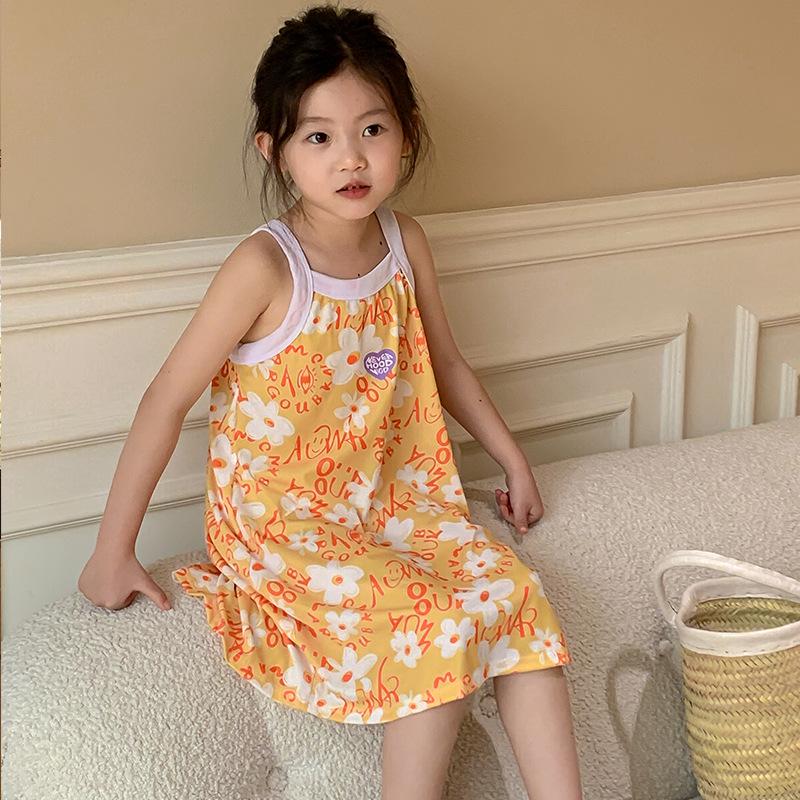 Mädchen Niedliches Sommer Trägerkleid - Modischer Prinzessinnenstil für Kleinkinder