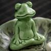 Ceramic Incense Holder Frog Incense Burner Indoor Incense Burner Aromatherapy Ornament