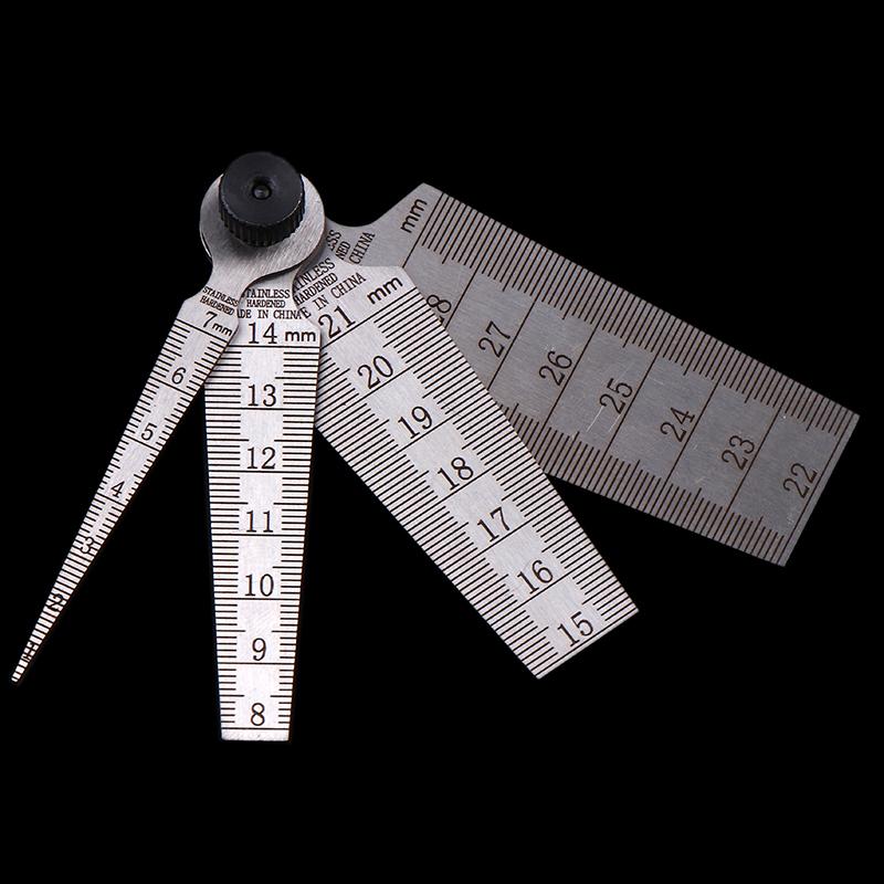 4Pcs/Set Stainless Steel Welding Taper Feeler Gauge 1-29Mm Precisions Engineered Taper Feeler Gauges Hole Inspection Tools
