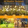 Waterproof Solar Firefly Lights Hot Sale Solar Lamp Powered Fairy Stake Landscape Light  Passage