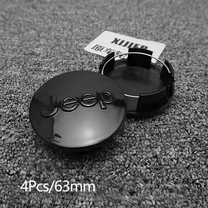4Pcs Original Car Wheel Center Hub Cap Cover For Jeep Renegade Compass Grand Cherokee Wrangler Jk Gladiator Patriot Liberty