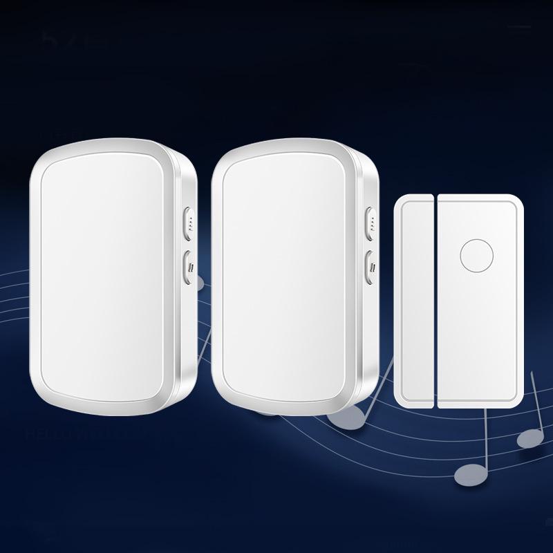 Refrigerator & Freezer Door Alarm: Anti-theft Magnetic Sensor for Supermarkets белый