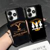 Y-Yellowstones TV Soft Phone Case For Xiaomi Redmi Note 14 15 Pro Plus 13 12 11S 11T 5G 10 9S 9 Plating Anti-Fall Fundas