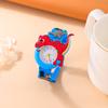 Neue Cartoon-Dinosaurier Kinderuhr Für Jungen 3D-Tiere Muster Silikon-Armbanduhr Für Schüler Kinder