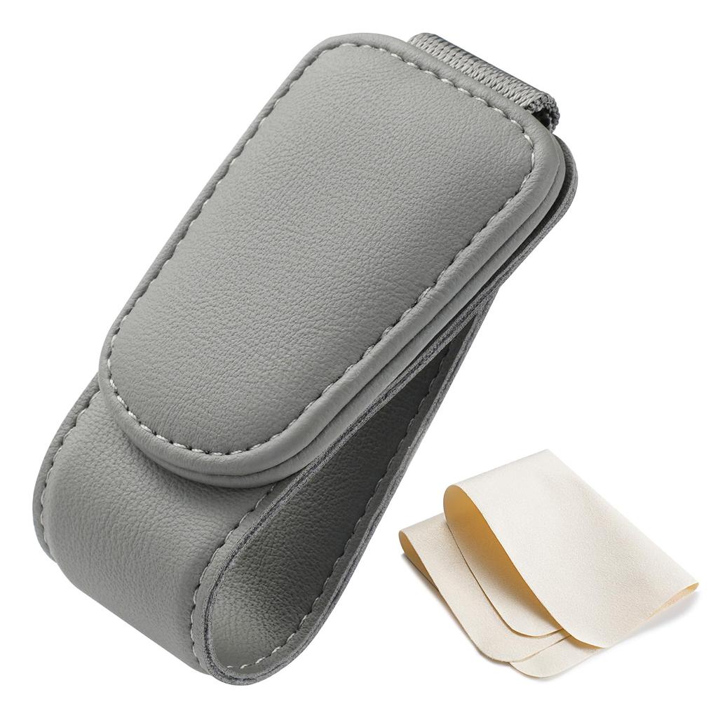 BEIHOO Car Sunglasses Protects Your Features a Magnetic Easy Includes a Glasses Cleaning and Is a Sun Visor Storage Perfect for Road or Any Holder,