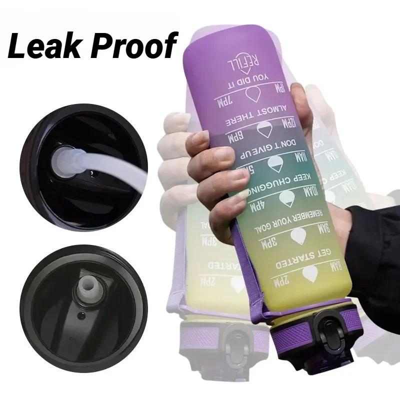 700ml Fitness Leak-proof and Leak-proof Plastic Drinking Cup, Large-capacity Sports Water Bottle