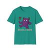 Unisex Softstyle T-Shirt Purple Monster Mistle-Nope Christmas Boundaries Humor