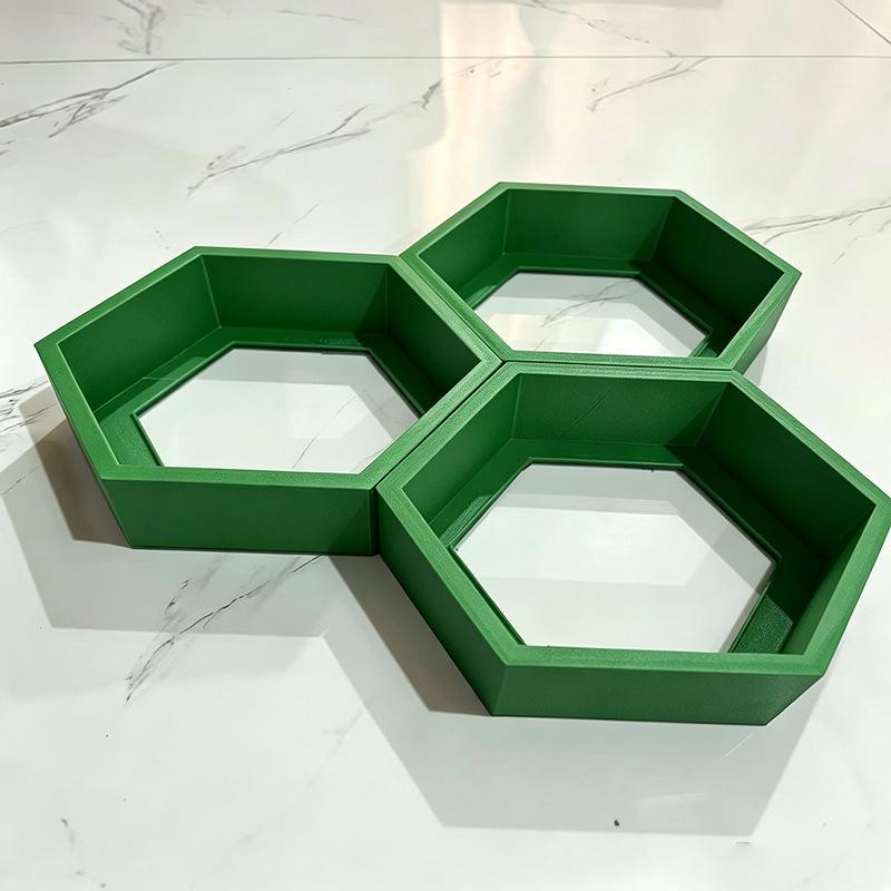 3Pcs Hexagonal Suspended Storage Rack Nordic Wall Hanging Rack Living Room Entrance Creative Geometric Storage Decoration Rack