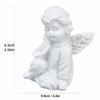 2.17x2.56x1.57in Cherub Figurine Resin European Style Ornament  Table & Vanity Decor