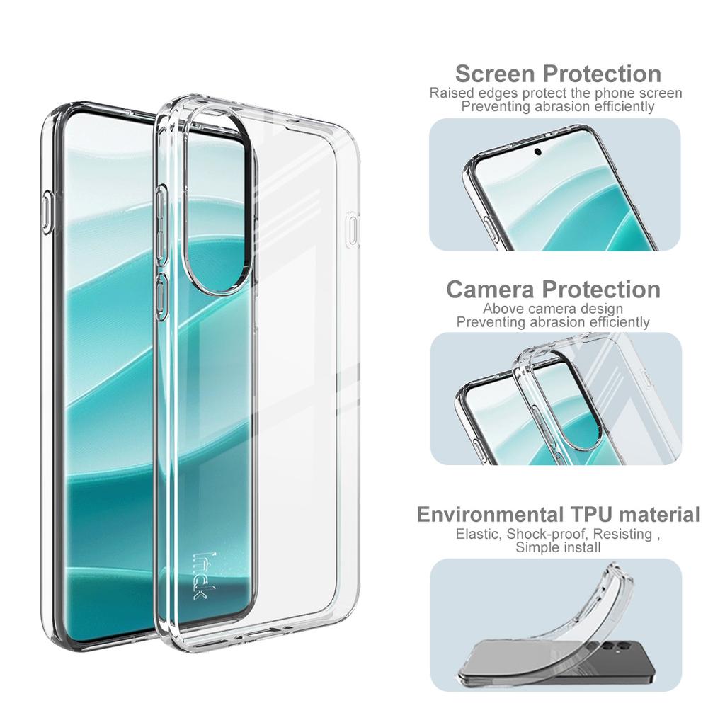 IMAK UX-10 Series For OnePlus Ace 5 Ultra 5G/Nord 5 5G Clear Phone Case Soft TPU Mobile Back Cover