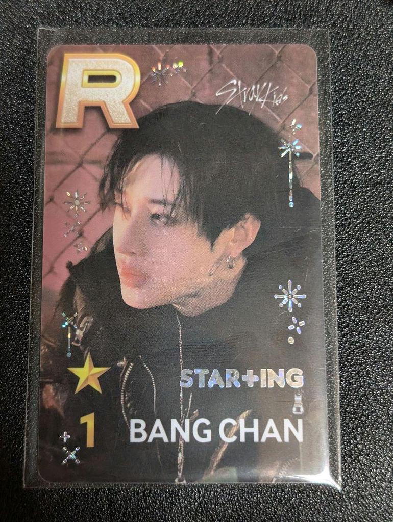 [USED] Stray Kids SSJYP Real Card STAR+ING Bang Chan