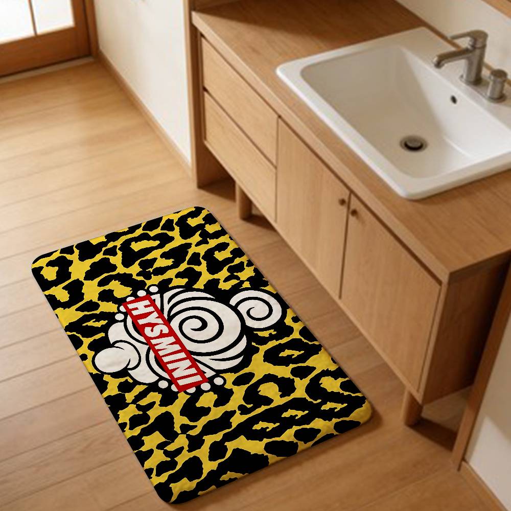

Japan Fashion Hysteric Mini Bathroom Mat Anti-slip Absorb Water Long Strip Cushion Bedroon Mat Welcome Doormat 40x60cm