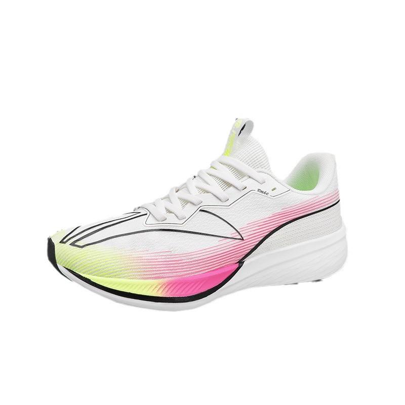 2025 new sports shoes breathable mesh fly-woven running shoes comfortable soft-soled shock-absorbing running shoes middle school student body test sh