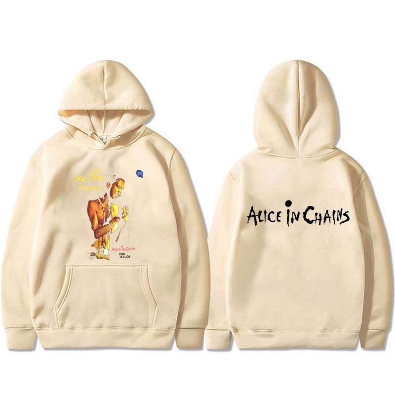 Rockband Alice in Chains Layne Staley Grafik Hoodie Herren Damen Punk Übergroß Klassische Streetwear Männlich Vintage Lässige Hoodies