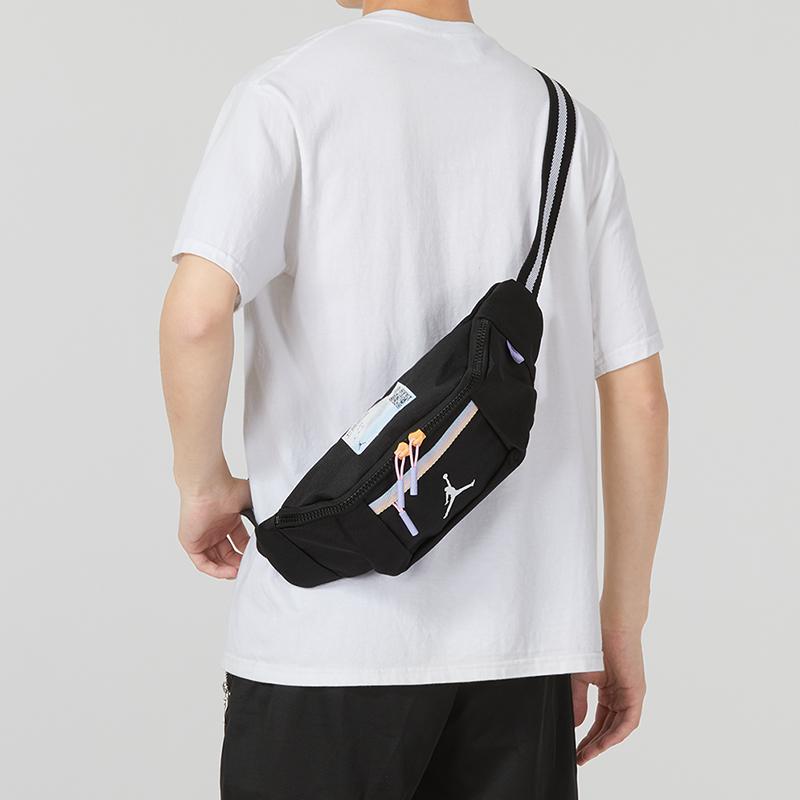 New Jordan Fabric Sling Bag, Fanny Pack Small Unisex Black JD2343013TD-001