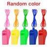 5/12pcs Assorted Color Plastic Whistles with Lanyard for Sports, Referee, Party Favors, Emergency Survival, School Events YMY
