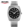 SKMEI 9417 Date Night Light Stainless Steel Strap Men's Casual Luxury Fashion Watch Reloj Hombre New Brand Men's Quartz Watch