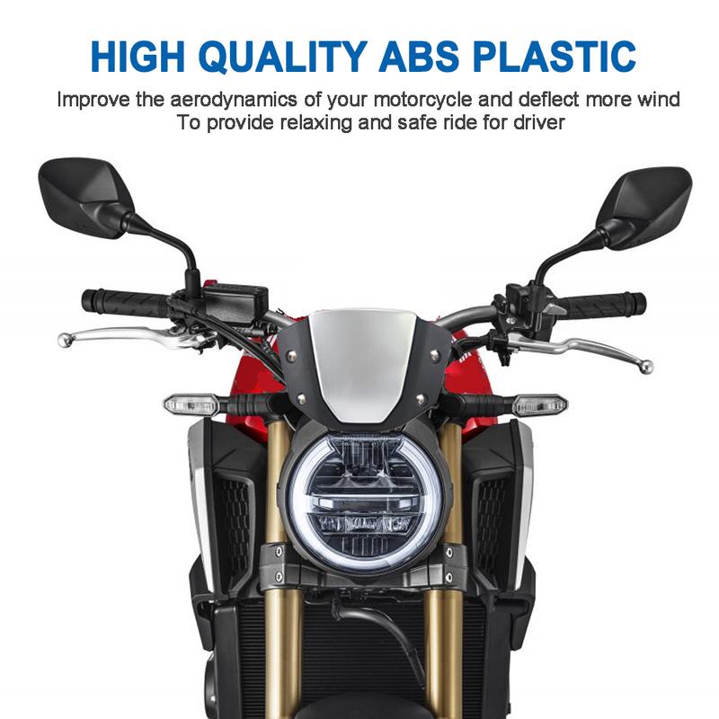 Sport Windshield For Honda CB1000R CB 1000 650 R Motorcycle Front Wind Deflector With Bracket Air Fairing For CB650R 650R 2020