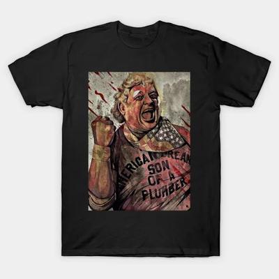 RARE Dusty Rhodes Black Cotton T-Shirt All Size S-5XL Gift For Fan OM495 Unisex T-Shirt