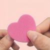 Nail Care Set - Pink Glitter Nail Files, Buffing Crystal Stick, and Heart-Shaped Sponge Blocks - Unscented Tools & Accessories Kit