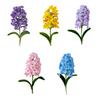 Finished Pipe Cleaner Hyacinth Flower Handmade Artificial Flower Craft for Valentine's Day Wedding Living Room Home Table Decor