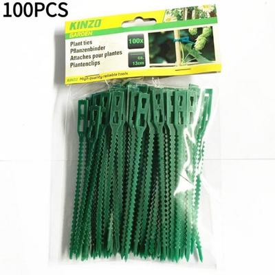 1 PIEZA 13CM brida de jardín verde cable horticultural [materiales importados de alta calidad se pueden reutilizar]