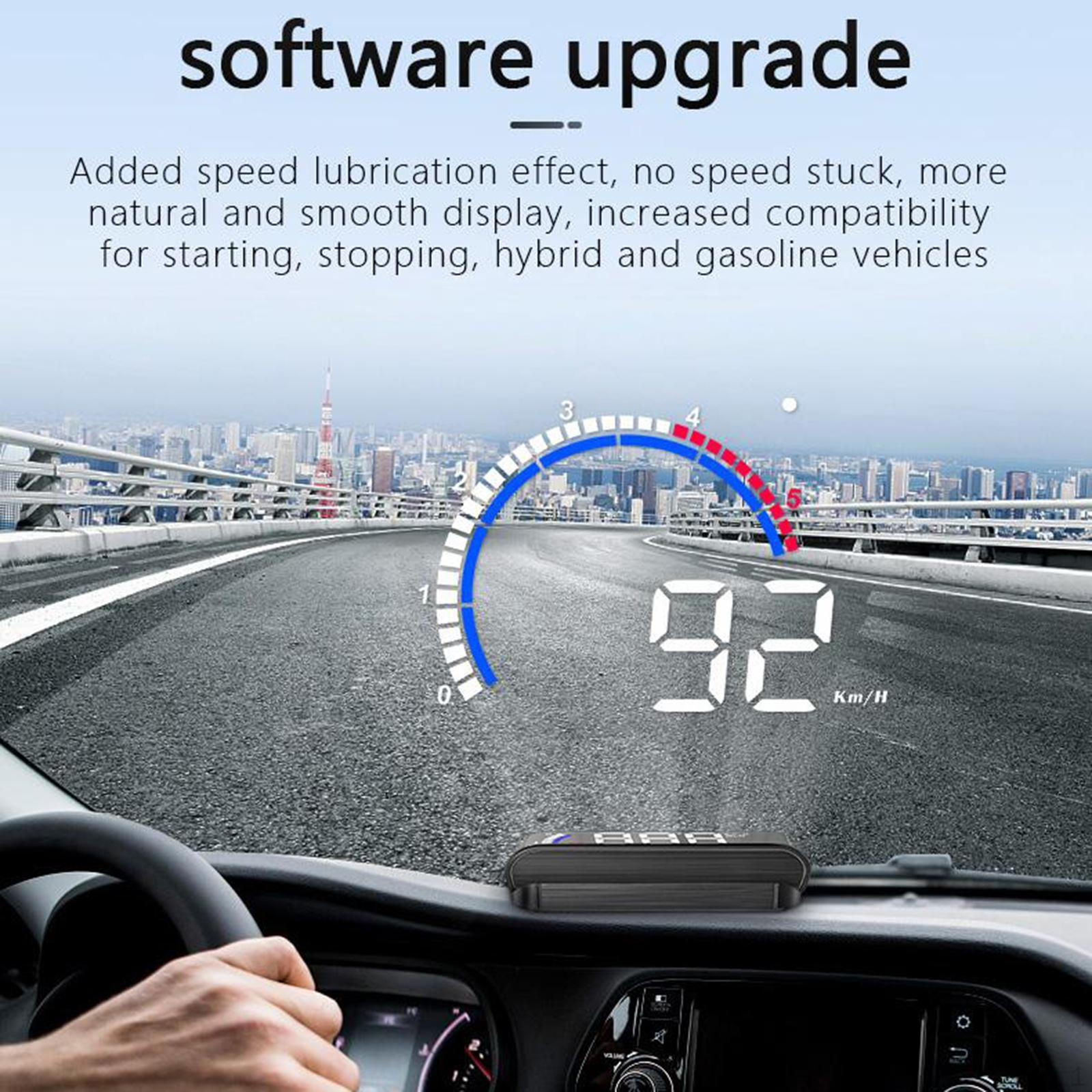 

M13 Car Vehicle HUD Display II EUOBD Speedometer Warning System