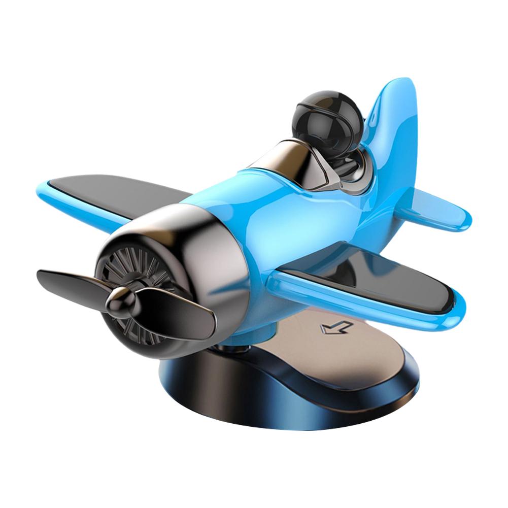 

Creative Aircraft Ornament Solar Energy Powered Rotating Propeller Airplane Ornaments Car Interior Decoration Accessories
