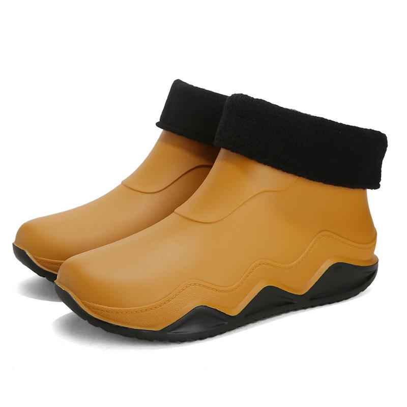 Waterproof Low-Cut Korean-Style Rain Boots - Non-Slip for Men, Women, Students & Adults