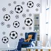 Cartoon Football Wall Stickers for Kids' Rooms, Nursery, and Dorms - Home Decor, Self-Adhesive