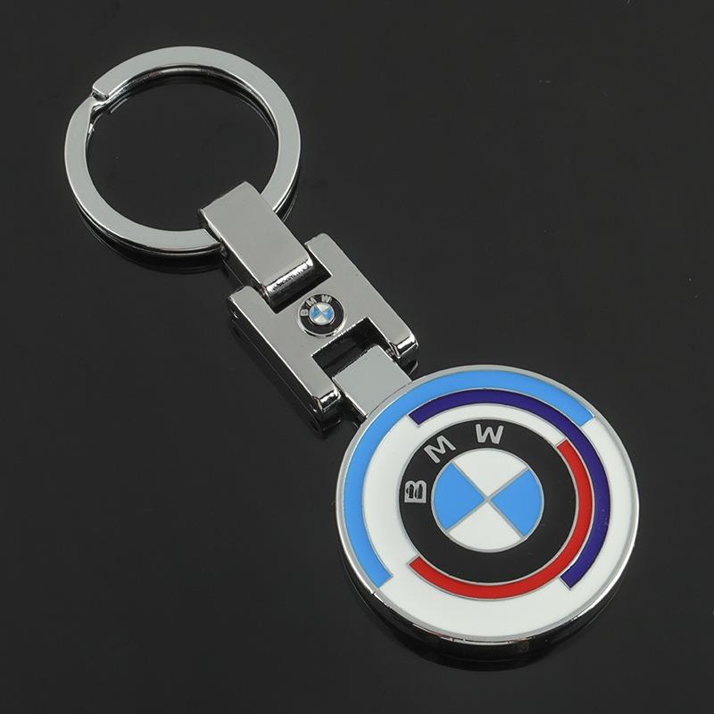 For Bmw M M3 M5 Performance E36 E39 E46 E53 E90 E60 E61 E93 X3 X1 3D Metal Car Styling Emblem Keyring Car Key Chain Accessories rldf93