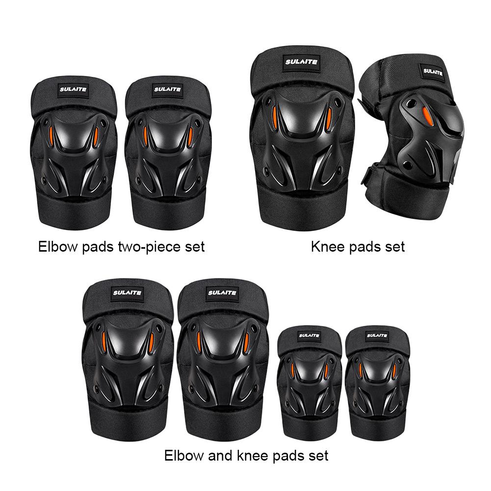 Motocross Knee Pads Adjustable Riding Elbow Guard Anti-fall Motorcycle Elbow Protector Shockproof Comfortable for Cycling Racing