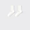 5/10 Pairs Women's Seamless Solid-Color Cotton Mid-Calf Socks