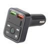 Car Transmitter Wireless Adapter Handsfree Call Music Dual USB Port 1 Type C 7 Colorful Light Car Accessory DC12‑24V