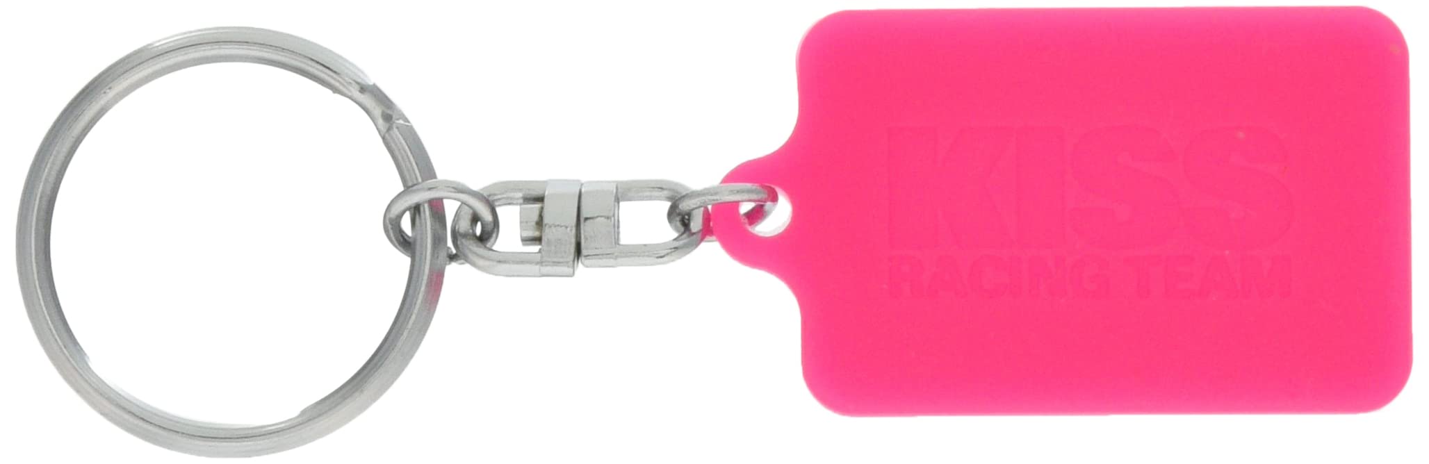 

[Kijima] Motorcycle Parts Keychain KISS Silicone 30mm x 45mm Pink Free size розовый