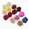 5/10 Pieces Artificial Flowers Flannel Rose Heads Wedding Scrapbook Home Room Table Decorations Bridal Diy Accessories Clearance