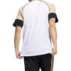 adidas Originals Color Block Pattern Printed Crew Neck Short Sleeve T-Shirt Men Tops White HI3018
