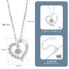 Moissanite Heart Necklace for 925 Moissanite Pendant Heart White Gold Adjustable Gift KRKC&CO Women, Silver, Necklace, Shape, Hypoallergenic, 0.3ct,