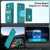 For iPhone 17 Pro Magnetic Phone Case Liquid Silicone PC Protective Back Cover Compatible with