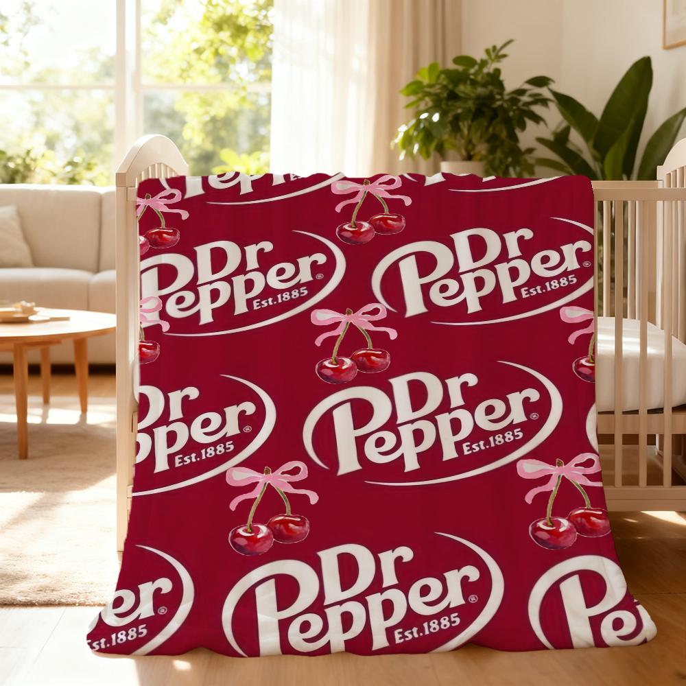 U-unique Dr-r P-pepper Blanket Throw Super Cosy Plush Living Room Sofa Couch Childish Birthday Gifts