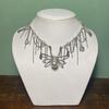 Gotische Kruis Hanger Ketting Met Kwastje Vleermuis Bedeltje Dames Statement Sieraden Gegalvaniseerde Metalen Ketting