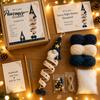 Parent Child Interaction Activities DIY Crochet Gnome Ornament Kit, Christmas Theme Soft Knitted Craft Thanksgiving Handmade Gift Sets Set,